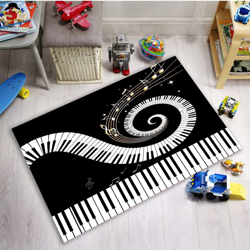 Printed Rug Abstract - Tappetino per porta con stampa astratta