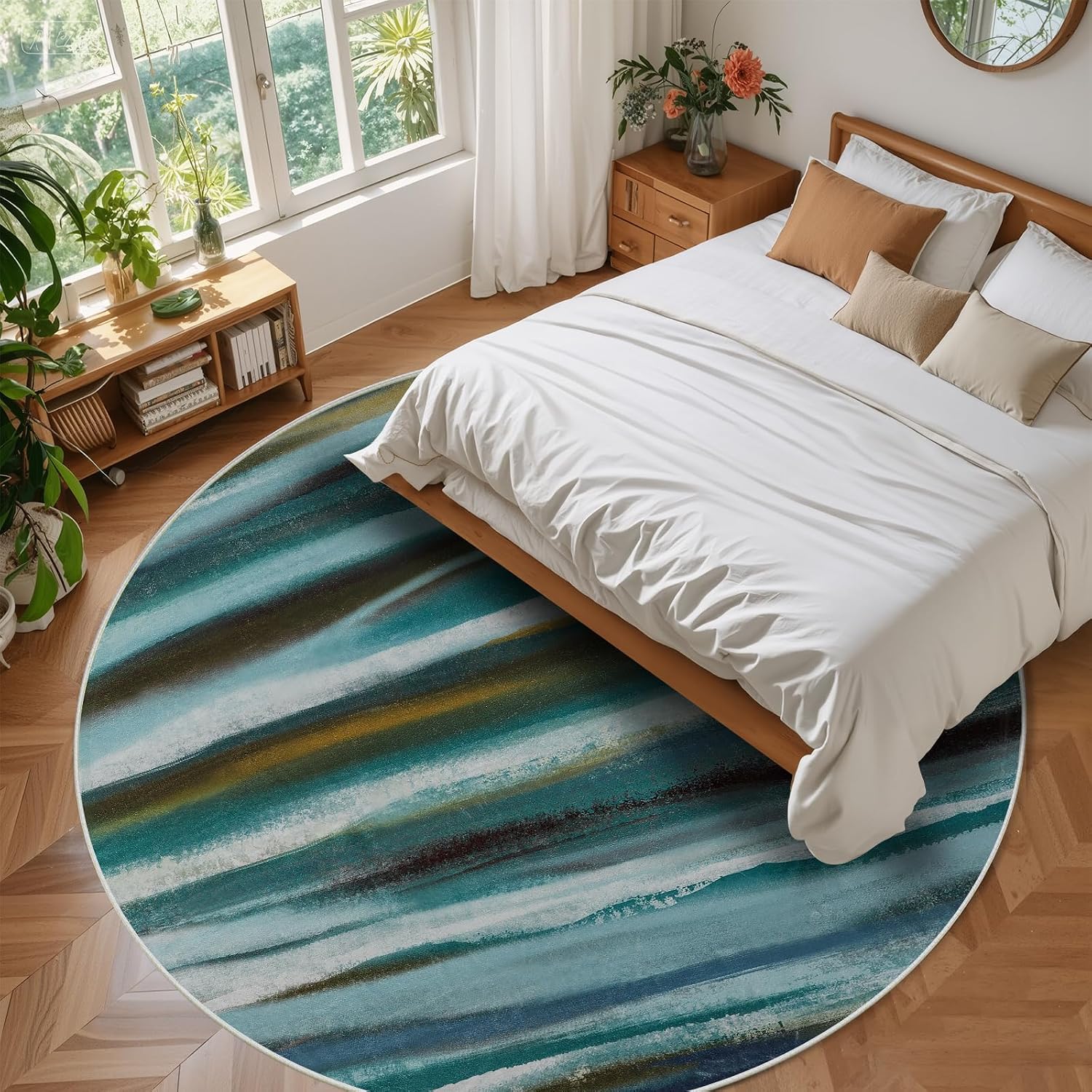 Tappeto Moderno Rotondo Astrat - Printed Rug Abstract recensione e prezzo