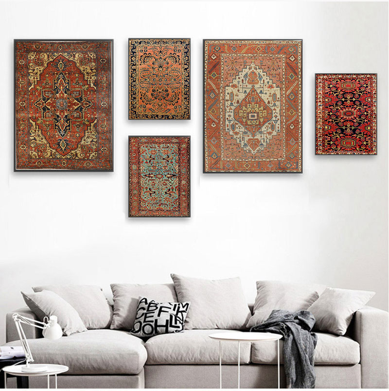 Poster e Stampe Vintage con Mo - Printed Rug Abstract recensione e prezzo